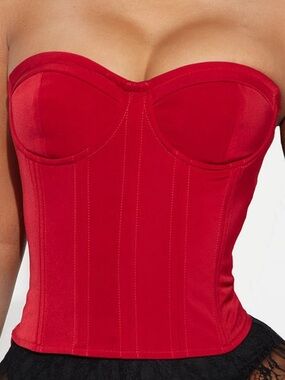 In My Element Lace Up Corset Top